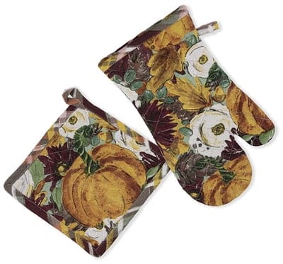 Fall All Over Oven Mitt and Pot Holder