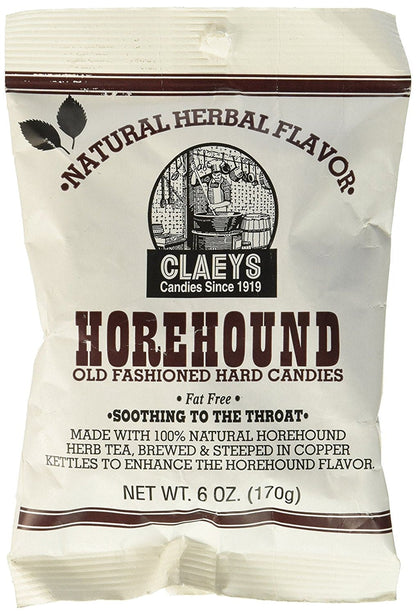 Claeys Old Fashioned Hard Candy Natural Horehound