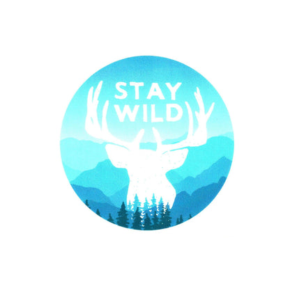 Stay Wild Deer Sticker