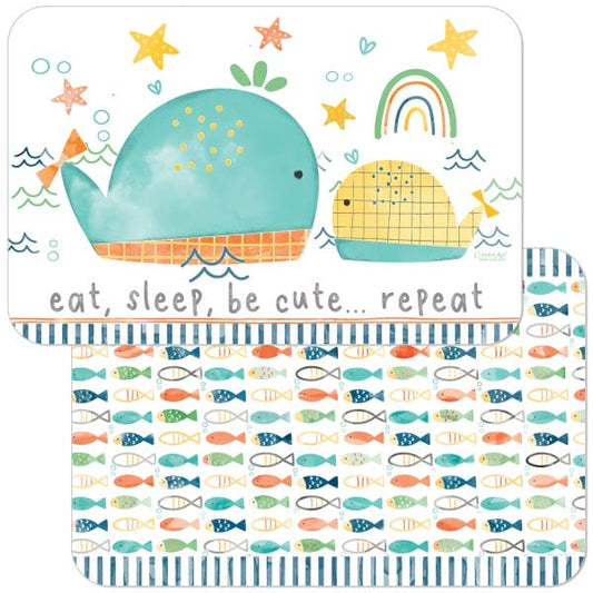 Whales – Easy Care Reversible Placemat