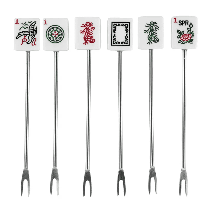 6-Piece American Mah Jongg Cocktail Pick