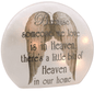 A Piece of Heaven is in our Home Lighted Round Vase -