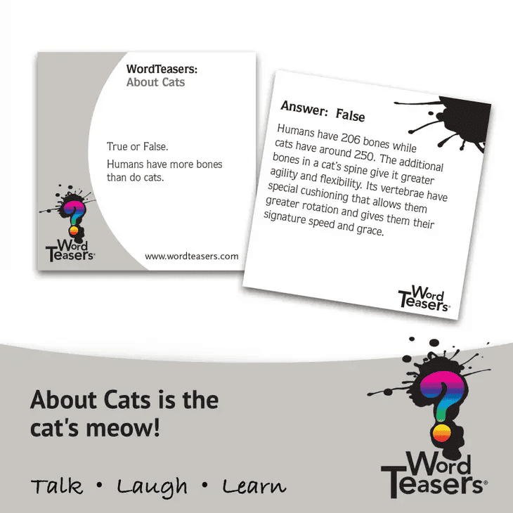 Word Teasers About Cats