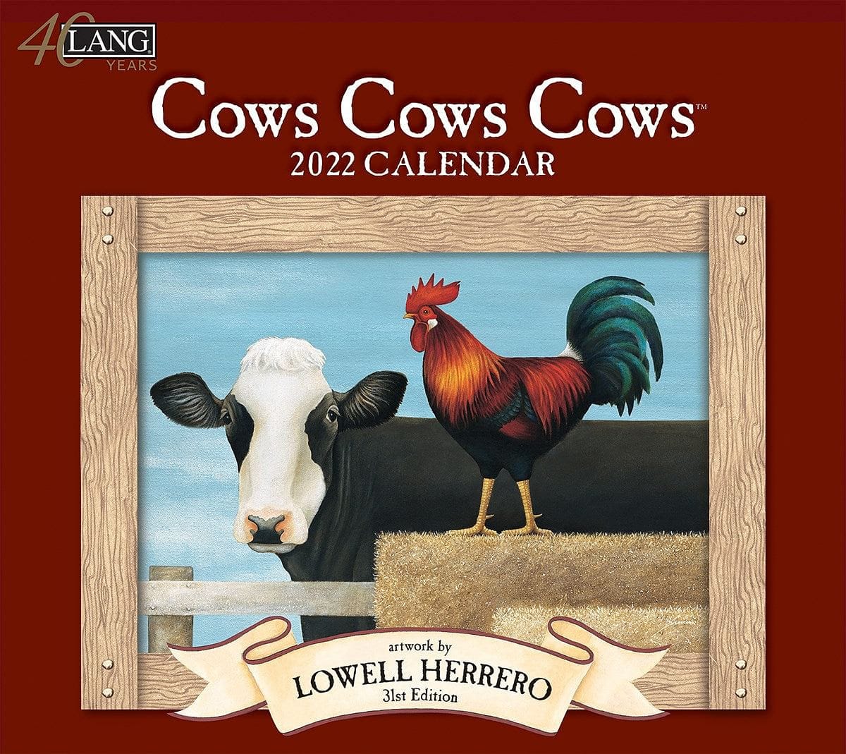 2023 Lang Cows Cows Cows Wall Calendar Shelburne Country Store