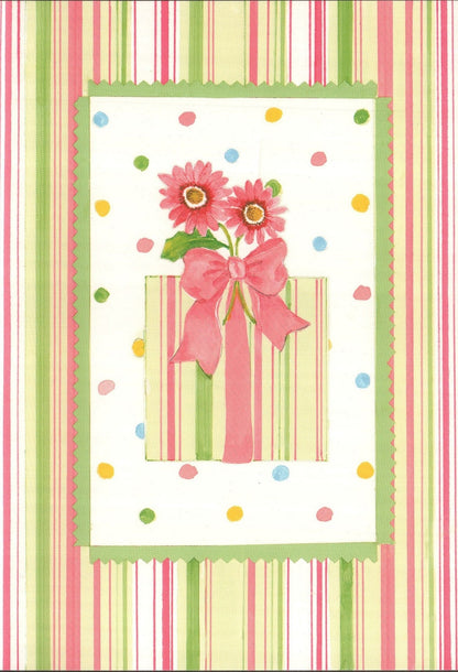 Wedding Shower Card - Flower Gift Box - Shelburne Country Store