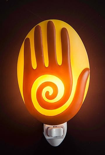 Sun Spiral Hand Night Light - Shelburne Country Store