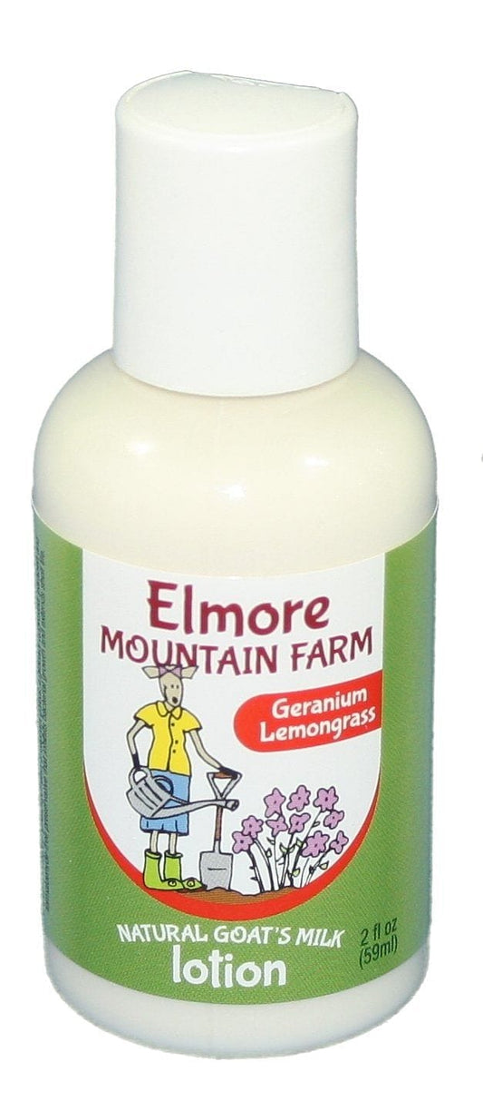 Goats Milk Lotion - Geranium Lemongrass 2 oz - Shelburne Country Store