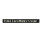 Make Each Moment Count - Shelf Sitter - Black - Shelburne Country Store