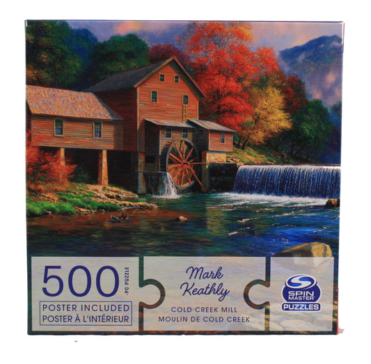 Mark Keathly 500-Piece Jigsaw Puzzle - Cold Creek Mill - Shelburne Country Store