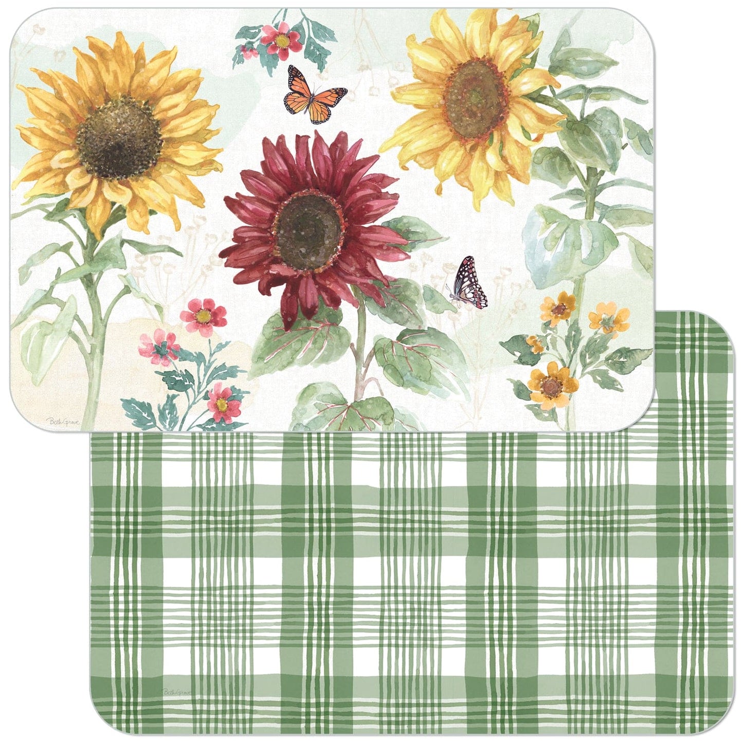 Sunflower Splendor – Easy Care Rev Placemat - Shelburne Country Store