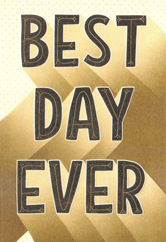 Best Day Ever Wedding Card - Shelburne Country Store