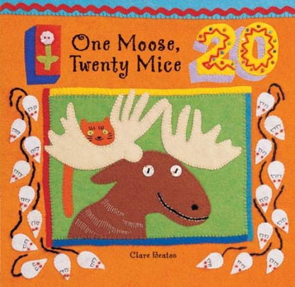One Moose, Twenty Mice Board Book - Shelburne Country Store