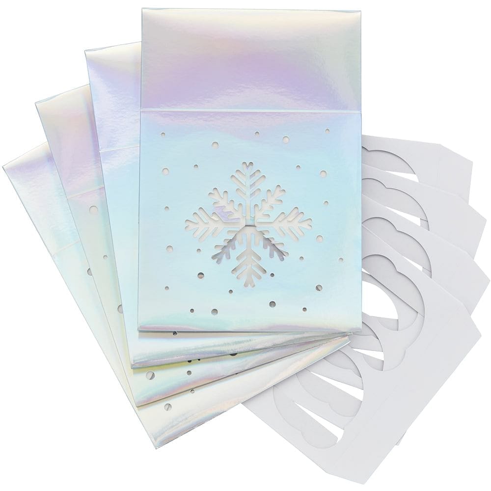 Wilton Iridescent Snowflake Treat Box - Set of 4 - Shelburne Country Store