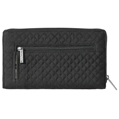 Solid Black Rfid Cash System Wallet - Shelburne Country Store