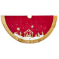 Red and Gold Nativity Tree Skirt - Shelburne Country Store