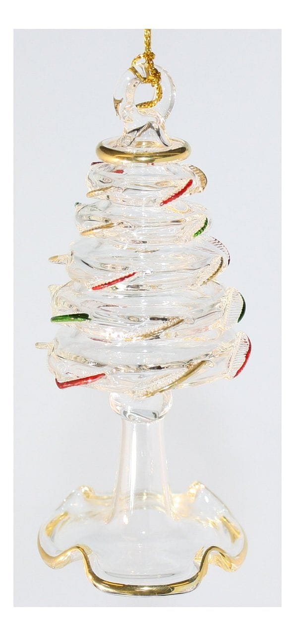 Glass Festive Christmas Tree - Small - Shelburne Country Store