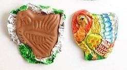 Small Flat Turkey Chocolate - 3/8 oz - Shelburne Country Store