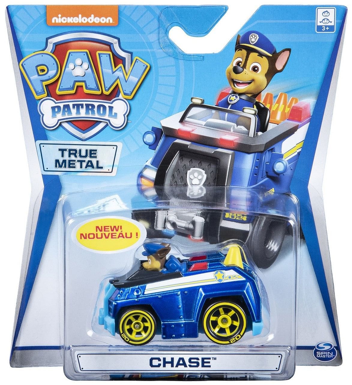 Paw Patrol Metal Die-Cast Vehicle -  Chase - Yellow Cone - Shelburne Country Store