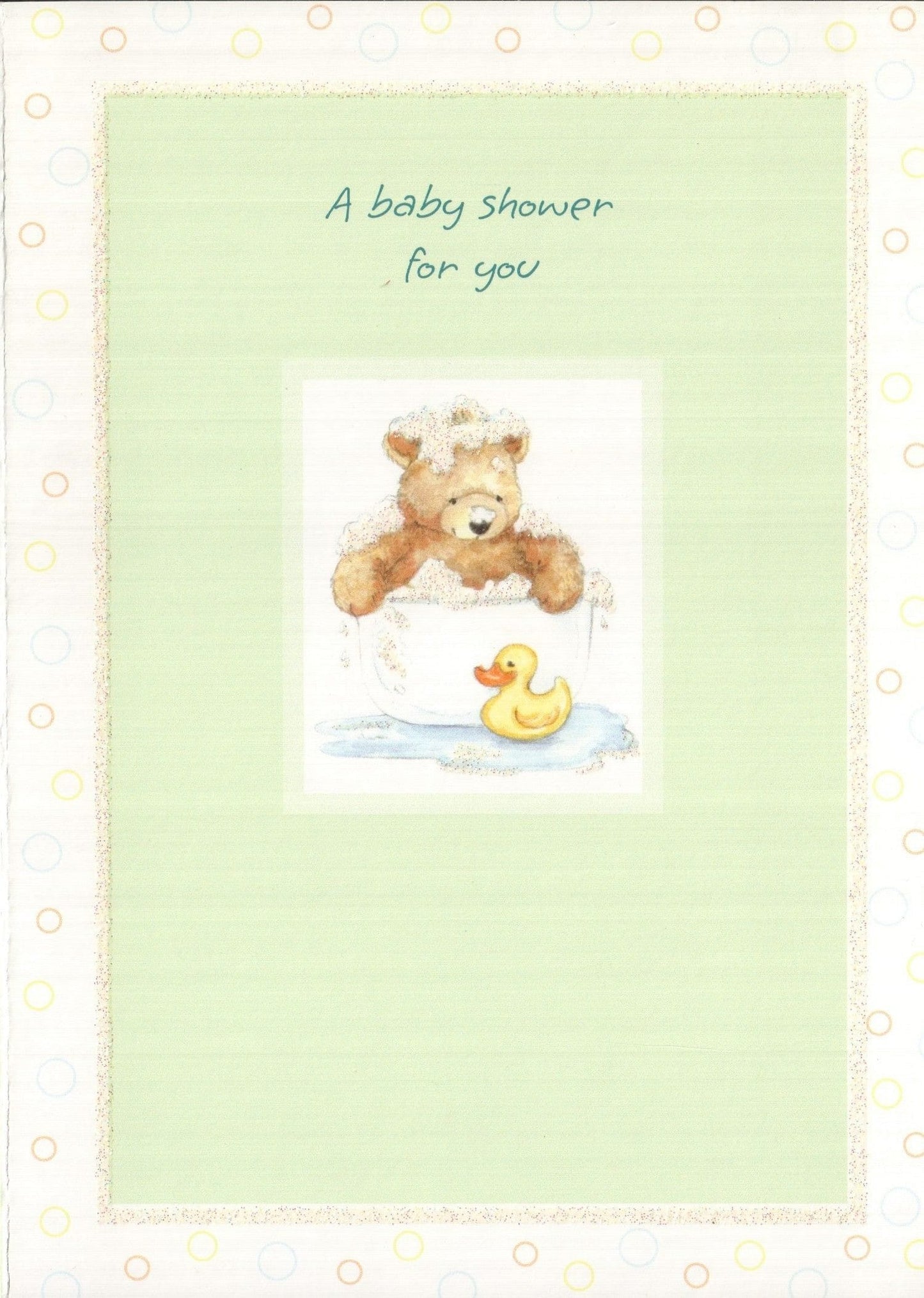 Baby Shower - Bathtub Bear - Shelburne Country Store