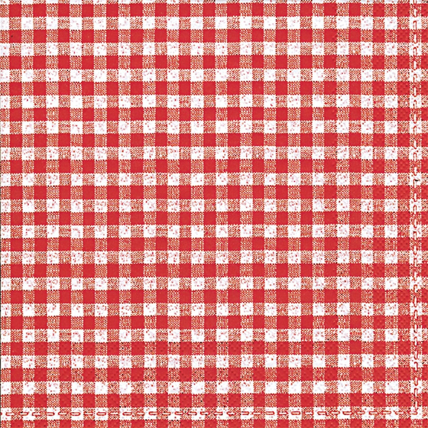 Vichy Bavaria Red Cocktail Napkin - Shelburne Country Store