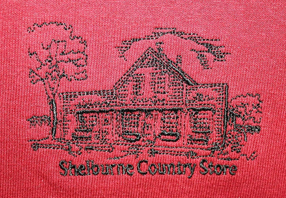 Shelburne Country Store Embroidered T-Shirt - - Shelburne Country Store