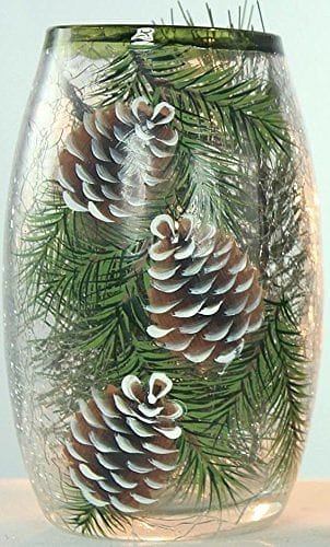 Lighted Crackle Pinecone #2 - - Shelburne Country Store