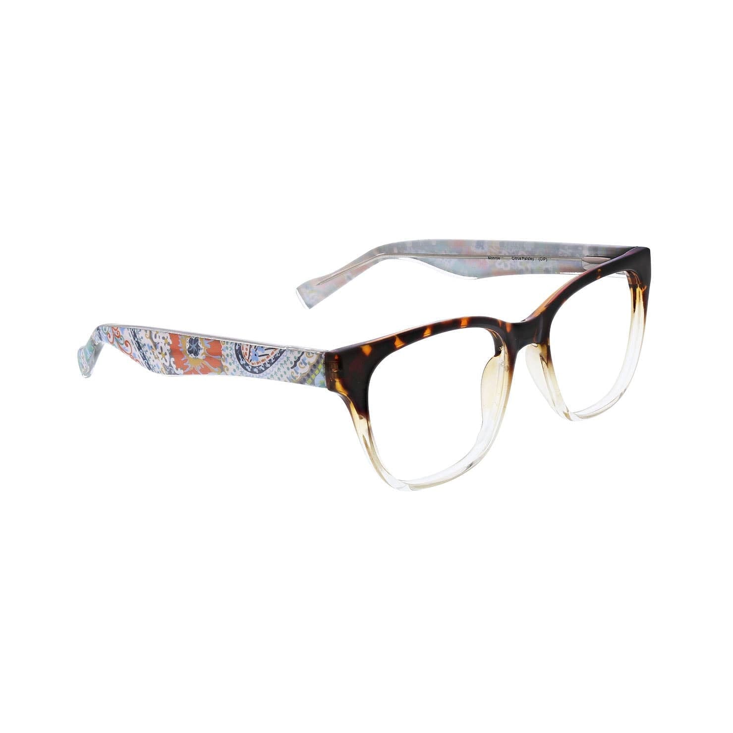 Citrus Paisley - Blue Light Reader - +0.00 - Shelburne Country Store