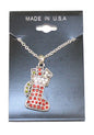 Crystal Stocking Necklace - Shelburne Country Store