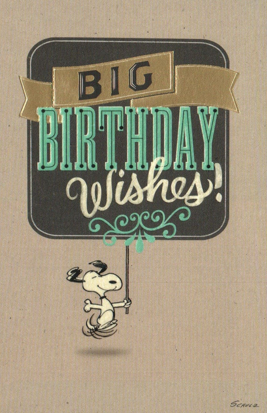 Big Birthday Wishes Card - Shelburne Country Store