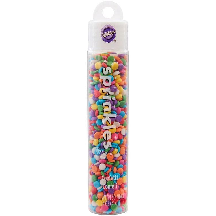 Confetti Sprinkles Tube - Rainbow - 1.4 oz. - Shelburne Country Store