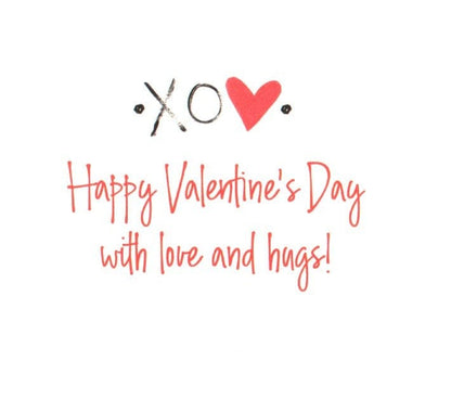 XOXO With Hearts Valentine's Day Card - Shelburne Country Store