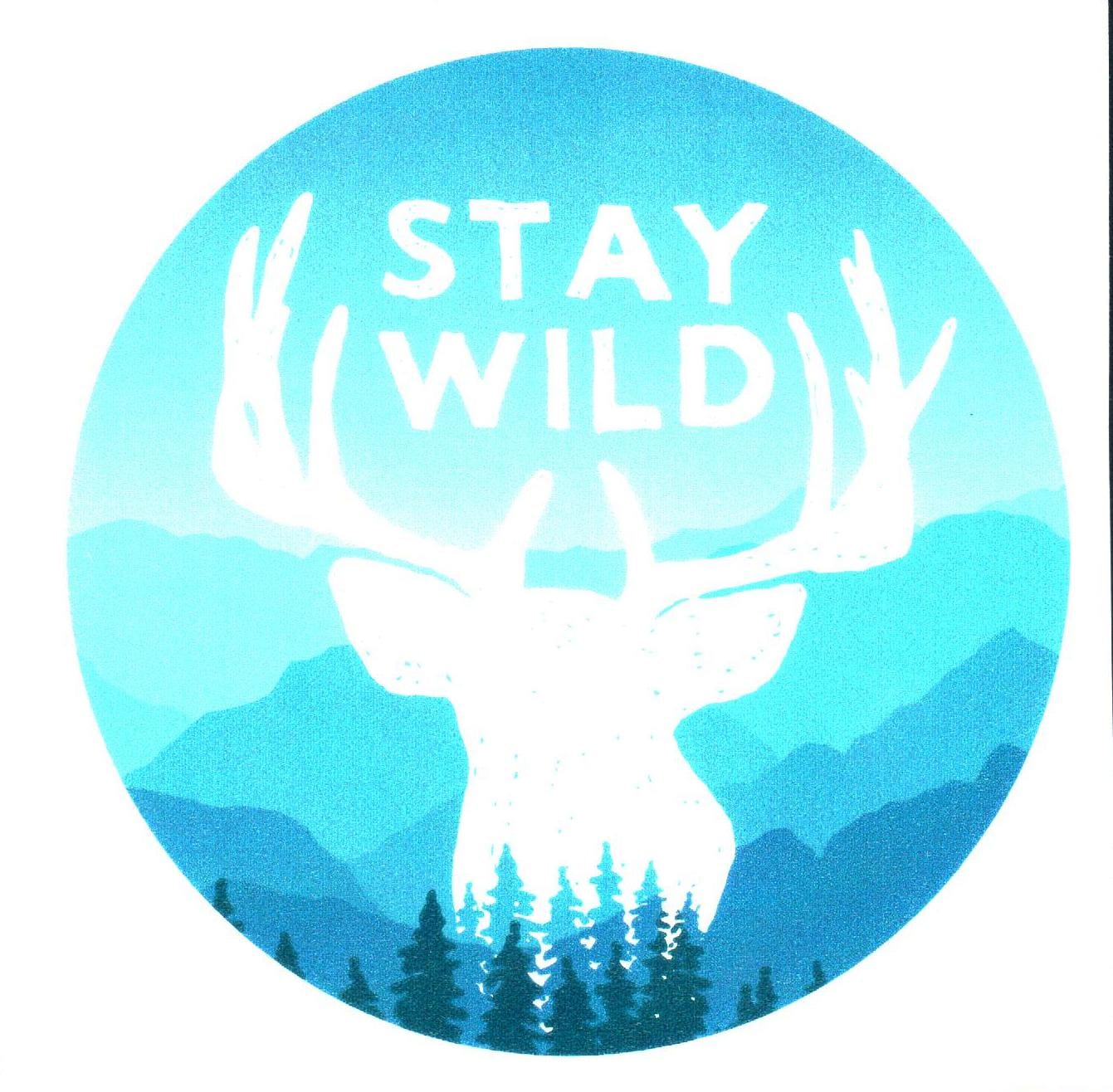 Stay Wild Deer Sticker - Shelburne Country Store