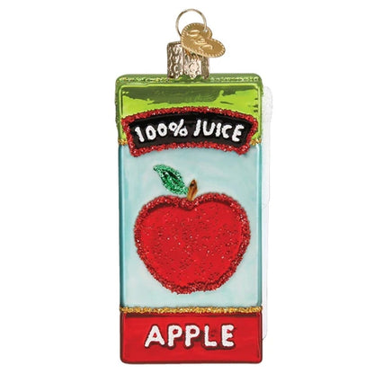 Apple Juice Box Ornament - Shelburne Country Store