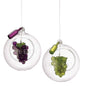 Wine Grapes Ball Ornament - White - Shelburne Country Store
