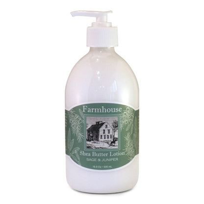 Farmhouse Hand Lotion - Sage and Juniper 16.9 Ounce - Shelburne Country Store