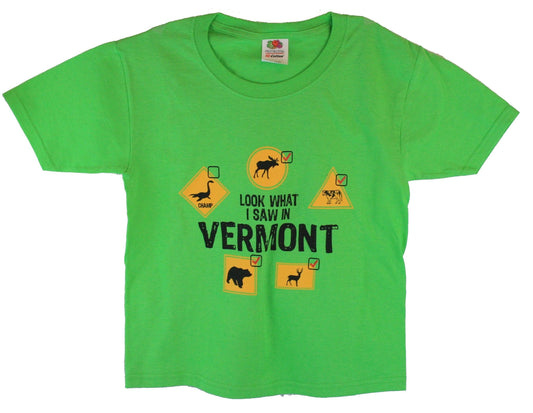 What I saw in Vermont Kids T-shirt - - Shelburne Country Store