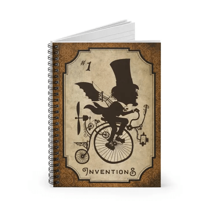 Inventions Notebook - spiral notebook - Shelburne Country Store