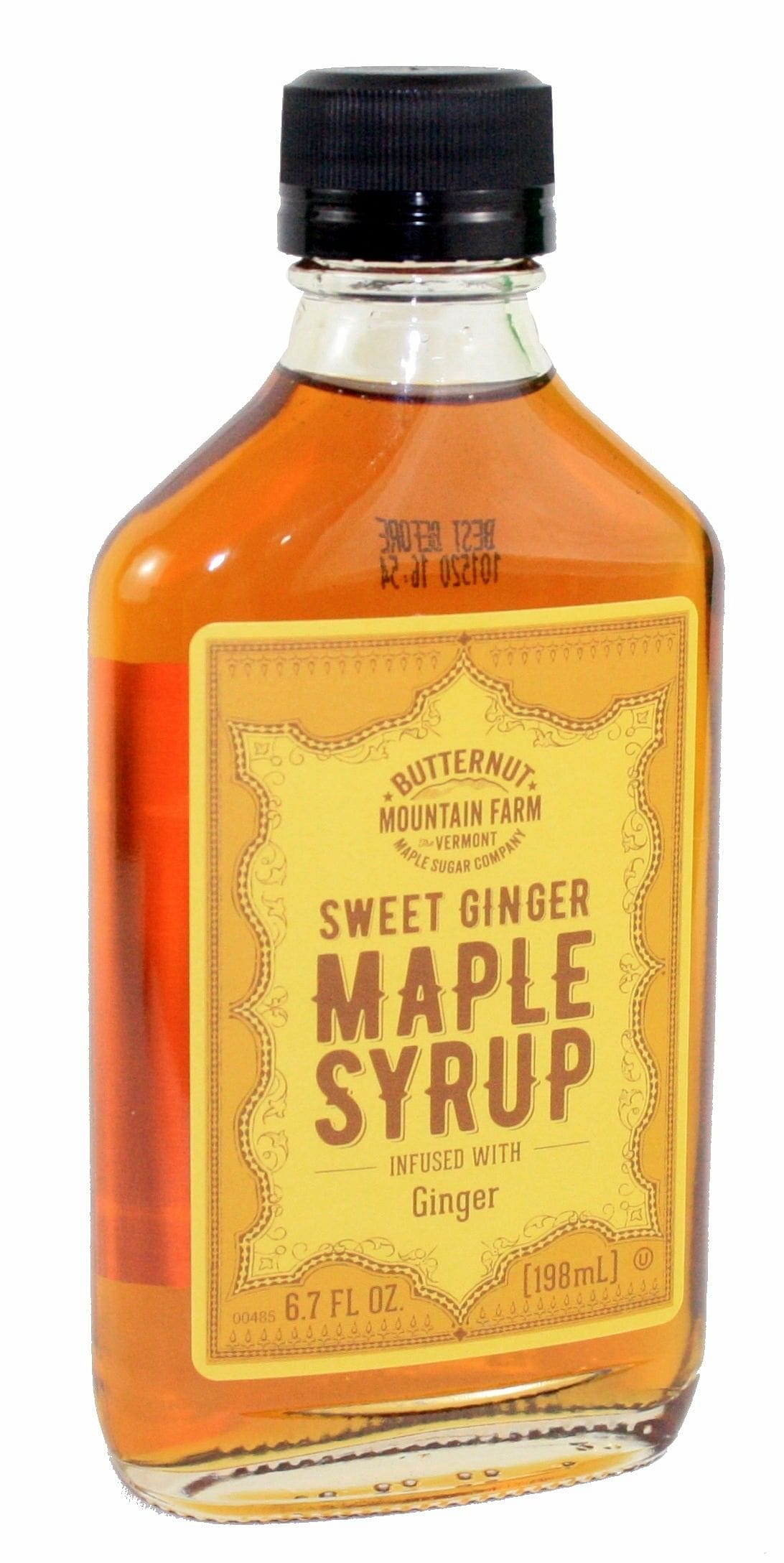 Sweet Ginger Infused Maple Syrup - 6.7 Ounce - Shelburne Country Store