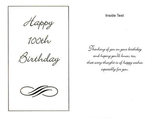 Happy 100th Birthday Gift Card - Shelburne Country Store