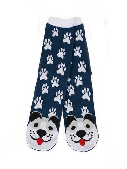 Puppy Dog Pawprint Socks - - Shelburne Country Store