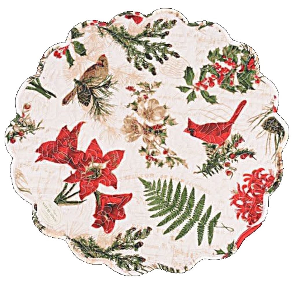 Nature Sings Cardinal Linen Set - - Shelburne Country Store