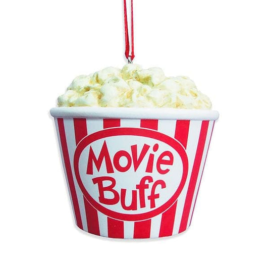 Movie Buff Popcorn Ornament - Shelburne Country Store