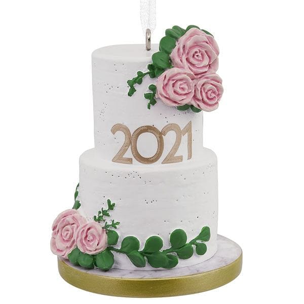 Wedding Cake Dated Ornament - Shelburne Country Store