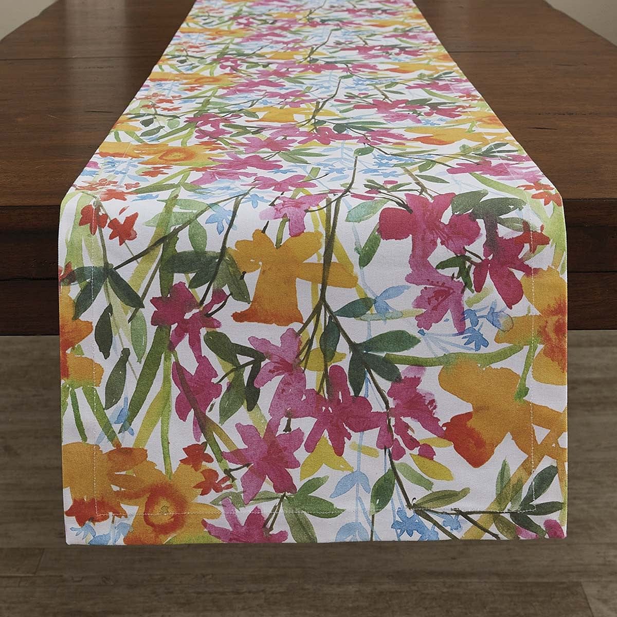 April Flowers Table Runner - Shelburne Country Store