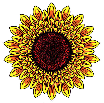 Sunflower Sticker - Shelburne Country Store