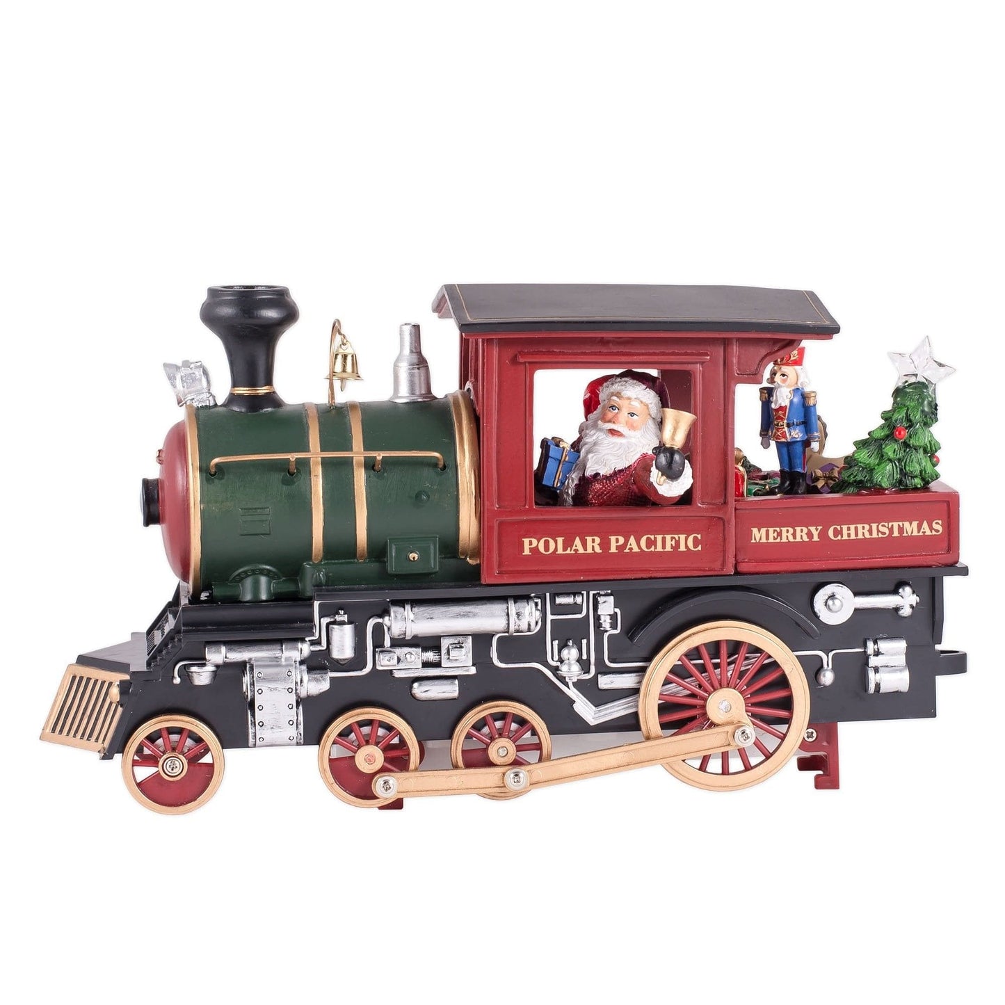 Musical Led Train Engine & Nutcracker -  10" - Shelburne Country Store