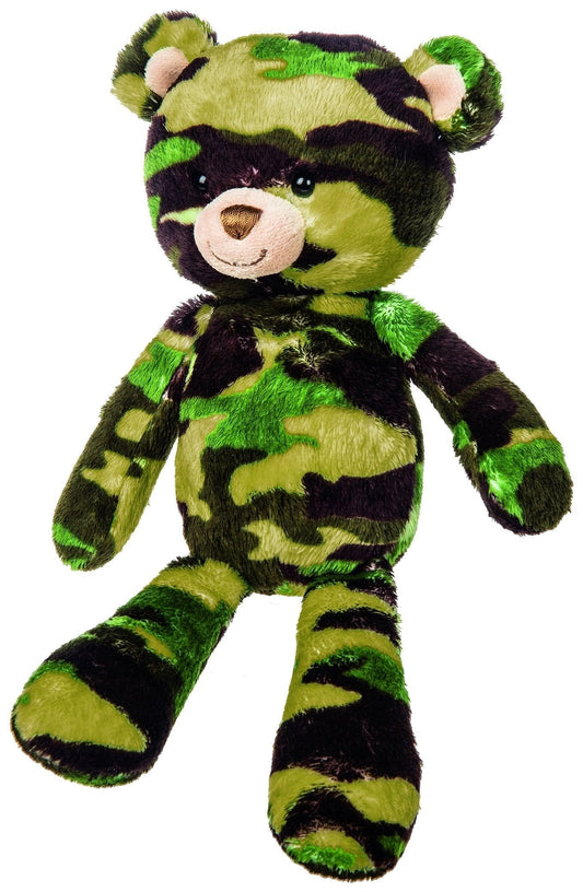 Mary Meyer Green Camo Bear Plush Toy, 11-Inch - Shelburne Country Store