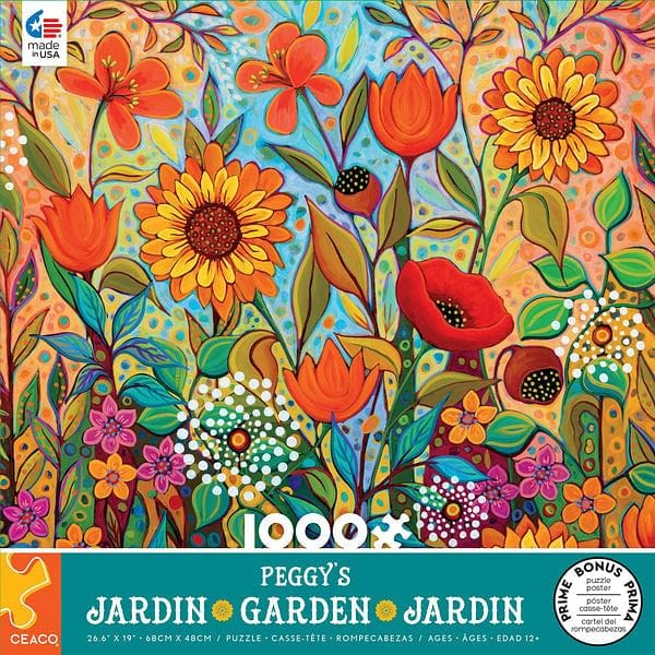 Peggys Garden Joy In The Morning  1000  Piece Puzzle - Shelburne Country Store