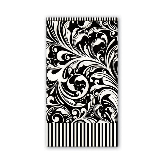 Black Florentine Hostess Napkin - Shelburne Country Store