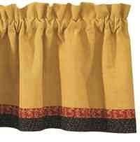 Countryside Lined Valance Border - 72x14 - Shelburne Country Store